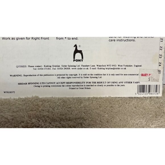 Sirdar Knitting & Crochet Pattern Leaflets For Sweaters 2 Ply DK & Aran Set of 3 - Picture 7 of 7